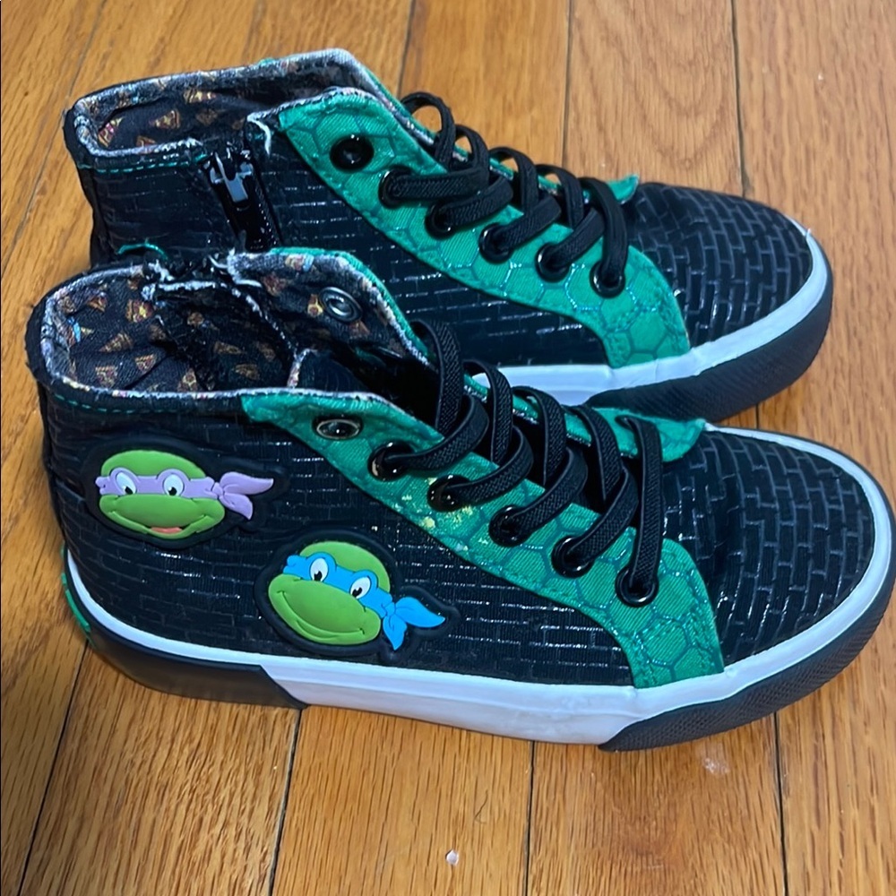Kids Ninja Turtle High-Top Sneakers